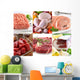 meat Wall Mural