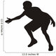 silhouette of basketball player Wall Decal