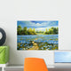 Road through Field with Wall Decal
