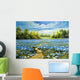Road through Field with Wall Decal
