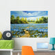 Road through Field with Wall Decal