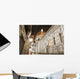 Buildings and Florence Cathedral illuminated a nighttime Wall Mural