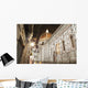Buildings and Florence Cathedral illuminated a nighttime Wall Mural