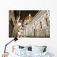 Buildings and Florence Cathedral illuminated a nighttime Wall Mural
