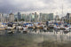 Sailboats reflected in Coal Harbour Wall Mural