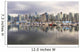 Sailboats reflected in Coal Harbour Wall Mural