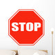 stop sign Wall Decal