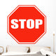 stop sign Wall Decal