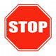 stop sign Wall Decal