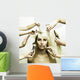 Model and Hands of Stylists Wall Mural