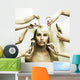 Model and Hands of Stylists Wall Mural