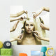 Model and Hands of Stylists Wall Mural