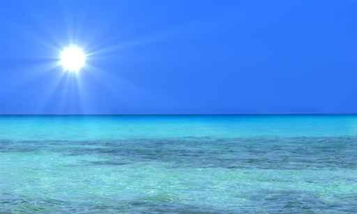 Sun and Sea Wall Decal