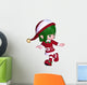 Christmas Elf Hurry Wall Decal