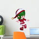 Christmas Elf Hurry Wall Decal
