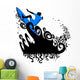surfing Wall Decal