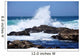 Big Surf Breaks Rocks