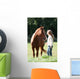 cheval et enfant Wall Mural