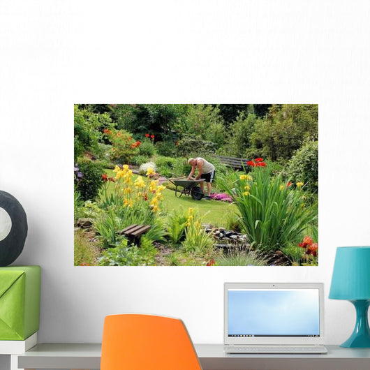 Gardener Garden Wall Decal