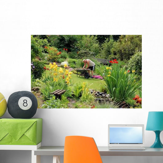 Gardener Garden Wall Decal