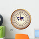 Gold Clock with Time