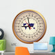 Gold Clock with Time