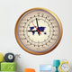 Gold Clock with Time