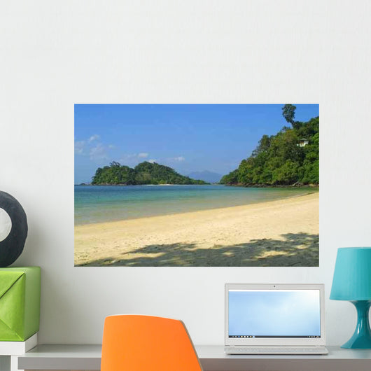 Tropical Landscape Wall Decal Design 1