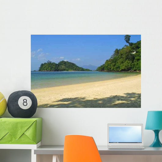 Tropical Landscape Wall Decal Design 1