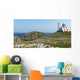 Lighthouse and building along the atlantic coast Wall Mural
