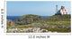 Lighthouse and building along the atlantic coast Wall Mural