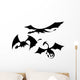 Three Dragon Silhouettes Wall Stickers