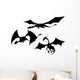 Three Dragon Silhouettes Wall Stickers
