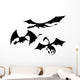 Three Dragon Silhouettes Wall Stickers