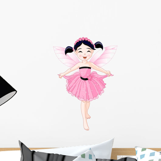 Little Pink Fairy Wall Decal