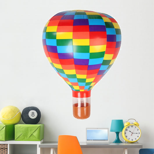 Multicolored Hot-air Balloon Toy Wall Decal