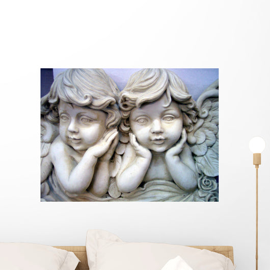 Angel Sculptures Wall Mural