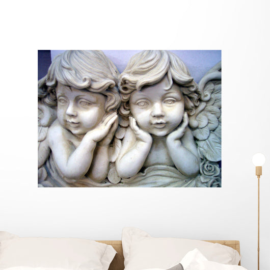 Angel Sculptures Wall Mural