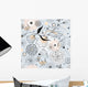 Graphic Floral Pattern Wall Decal