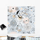 Graphic Floral Pattern Wall Decal