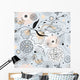Graphic Floral Pattern Wall Decal