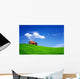 House Green Field Wall Decal