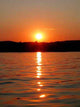 Sunset Lake Wall Decal Design 1