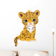 Cute Jaguar Cub Wall Decal