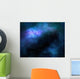 Starry Deep Outer Space Nebula and Galaxy Wall Mural