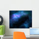 Starry Deep Outer Space Nebula and Galaxy Wall Mural