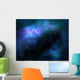 Starry Deep Outer Space Nebula and Galaxy Wall Mural