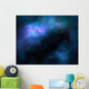 Starry Deep Outer Space Nebula and Galaxy Wall Mural