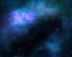 Starry Deep Outer Space Nebula and Galaxy Wall Mural