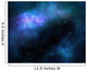 Starry Deep Outer Space Nebula and Galaxy Wall Mural